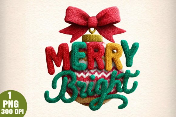 Crochet Yarn Christmas: Merry & Bright Illustrations