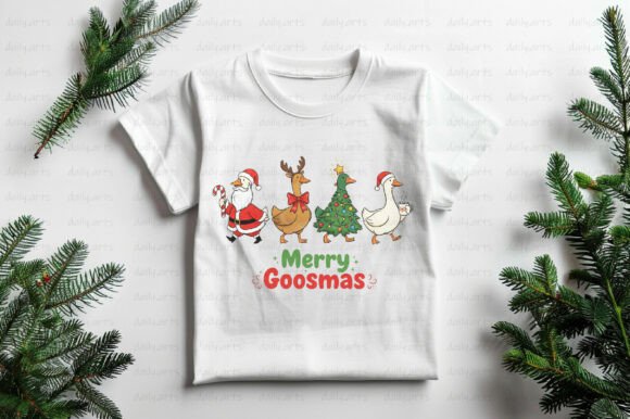 Funny Christmas Png Silly Goose Illustrations