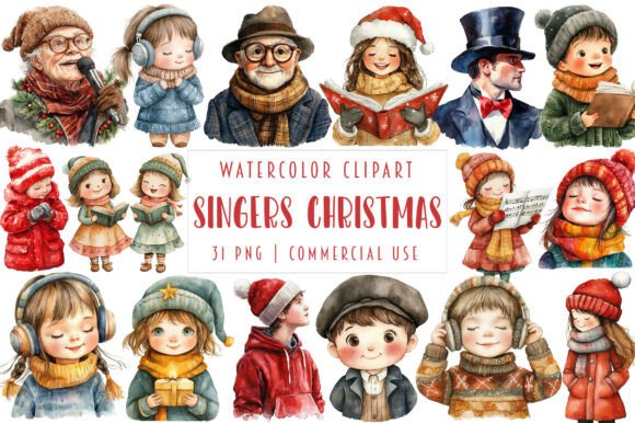 Joyful Carol Singers Christmas Clipart: Brand Review