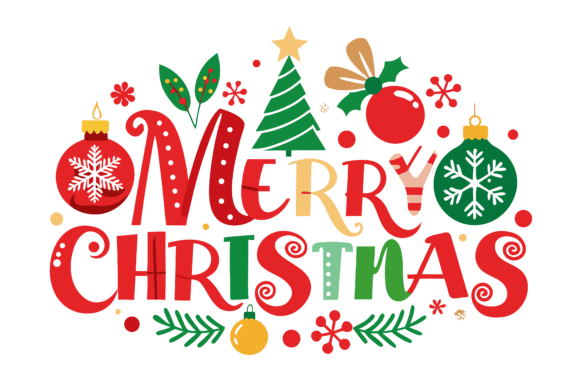 Joyful Merry Christmas Magic Illustrations