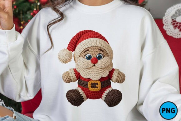 Review: Christmas Santa Crochet Yarn PNG Illustrations