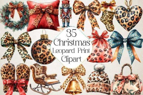 Reviewing Watercolor Leopard Print Christmas for Embroidery